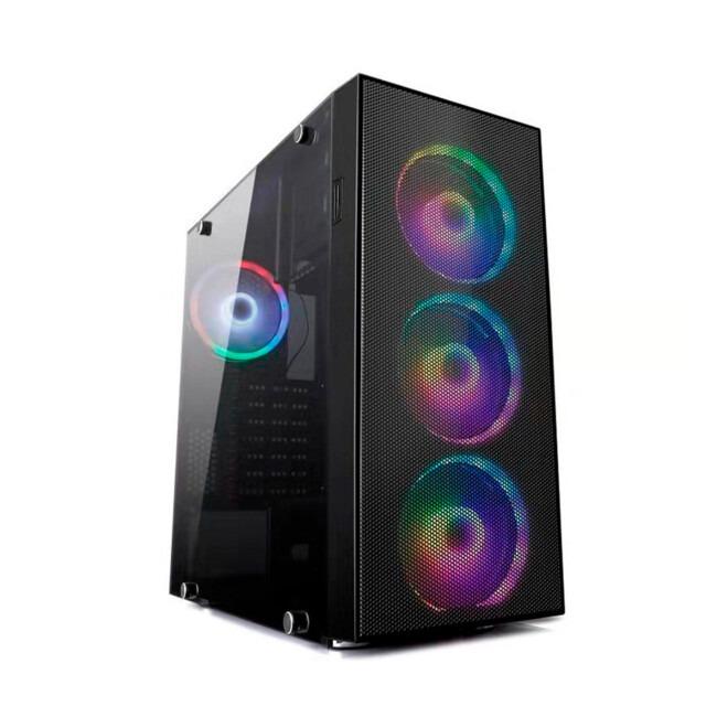 Gabinete Gamer ATX BRX Arco, Mid-Tower, Lateral Acrílico, sem Fans sem Fonte - Preto