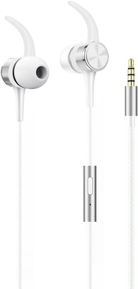 Fone de Ouvido Geonav Flex com Fio, P3, Intra Auricular, com Microfone, 1,2 Metros, Esfnsl, Prata