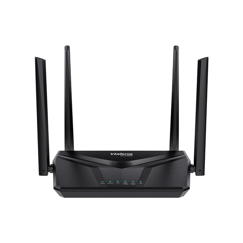 Roteador Wi-Fi 5 AC1200 Dual Band Mu-Mimo Gigabit 4 Antenas - Intelbras