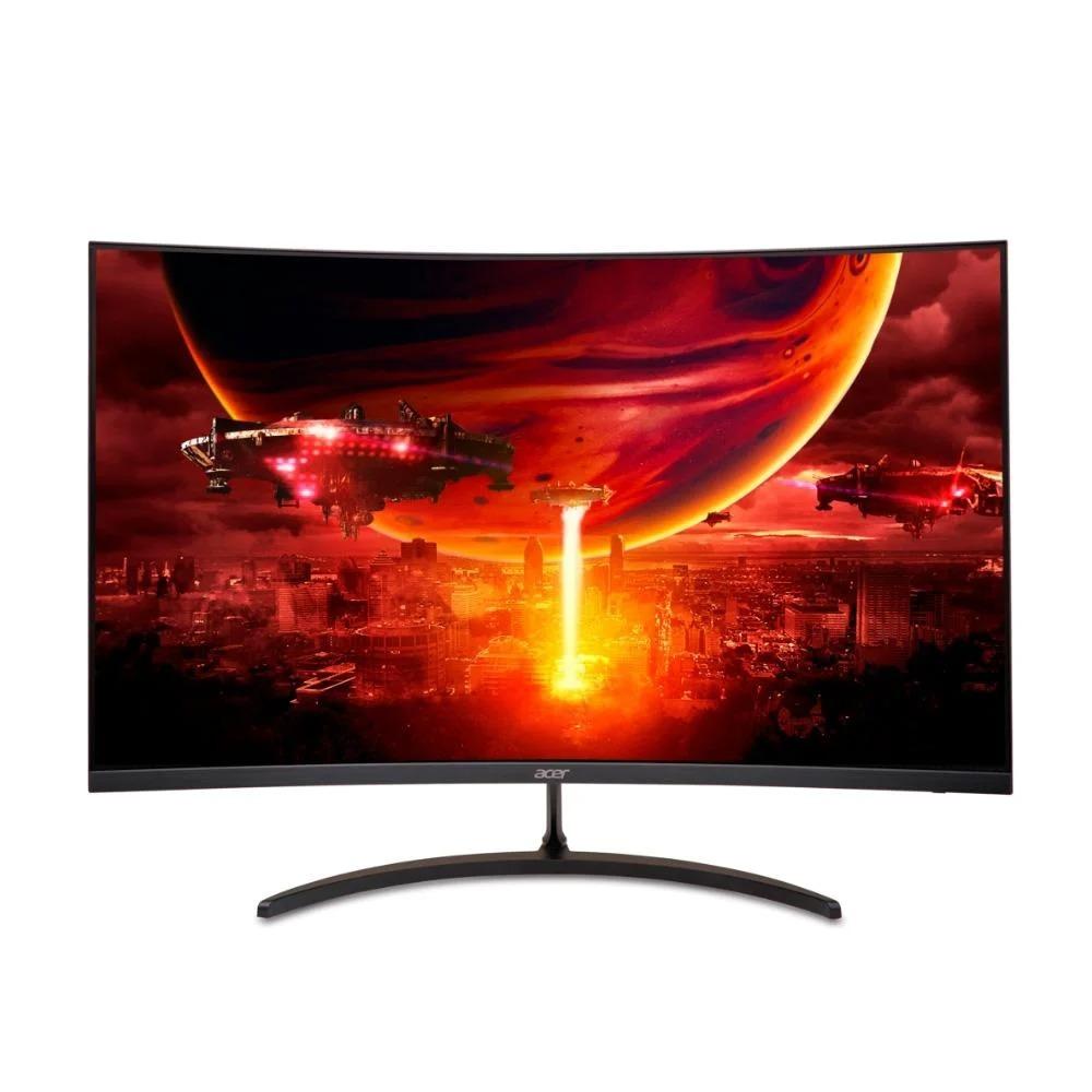 Monitor Gamer Acer Nitro 31,5" Curvo Full HD 180Hz 1ms EDT320Q, FreeSync, 2XHDMI, 1x DP, Preto