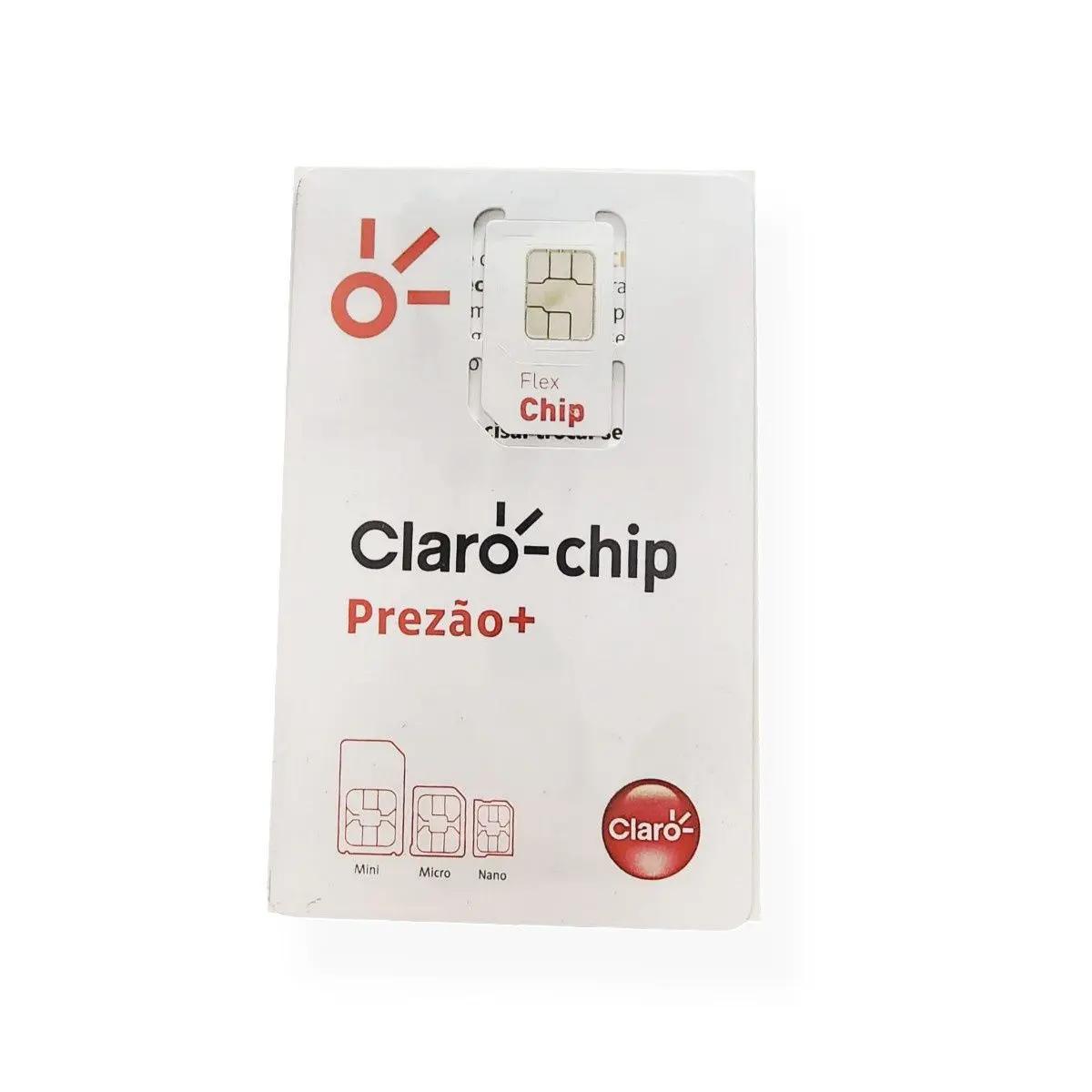 Chip de Celular 5G, Claro Pré Pago+ com Recarga