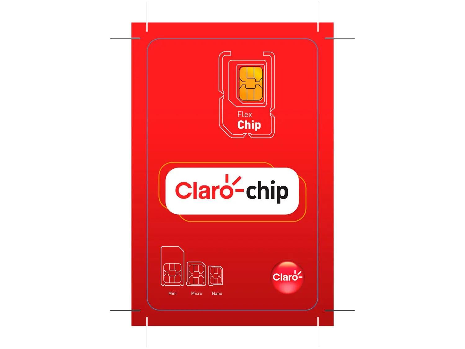 Chip de Celular 5G, Claro Pré Pago