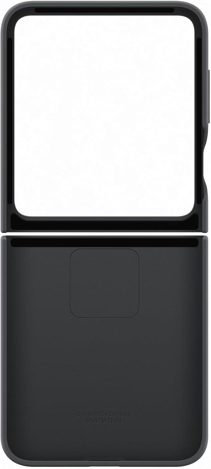 Capa Silicone Galaxy Z FLIP7 Fe / Z FLIP6 Preto
