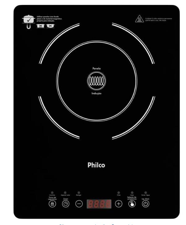 Cooktop de Indução Philco Portátil 1 Queimador PCT10A