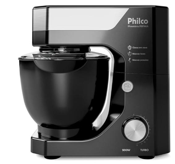 Batedeira Philco Planetária PBP90A Turbo 900W 127V