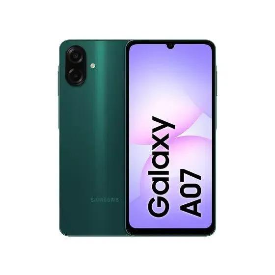 Smartphone Samsung Galaxy A07, 128GB, 4GB RAM, Câmera 50MP + Selfie 8MP, Tela 6,7" - Verde