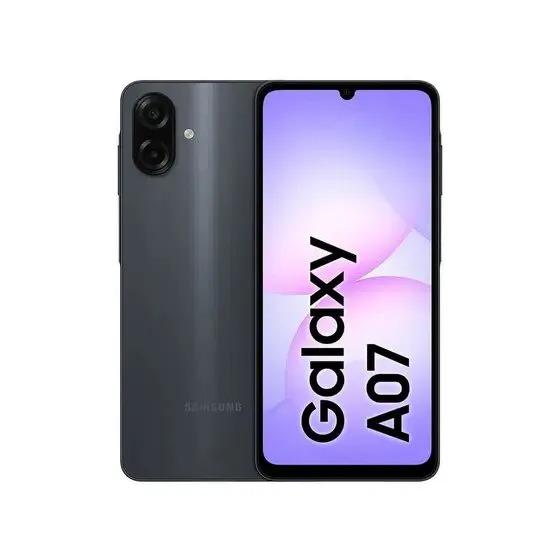 Smartphone Samsung Galaxy A07, 128GB, 4GB RAM, Câmera 50MP + Selfie 8MP, Tela 6,7" - Preto