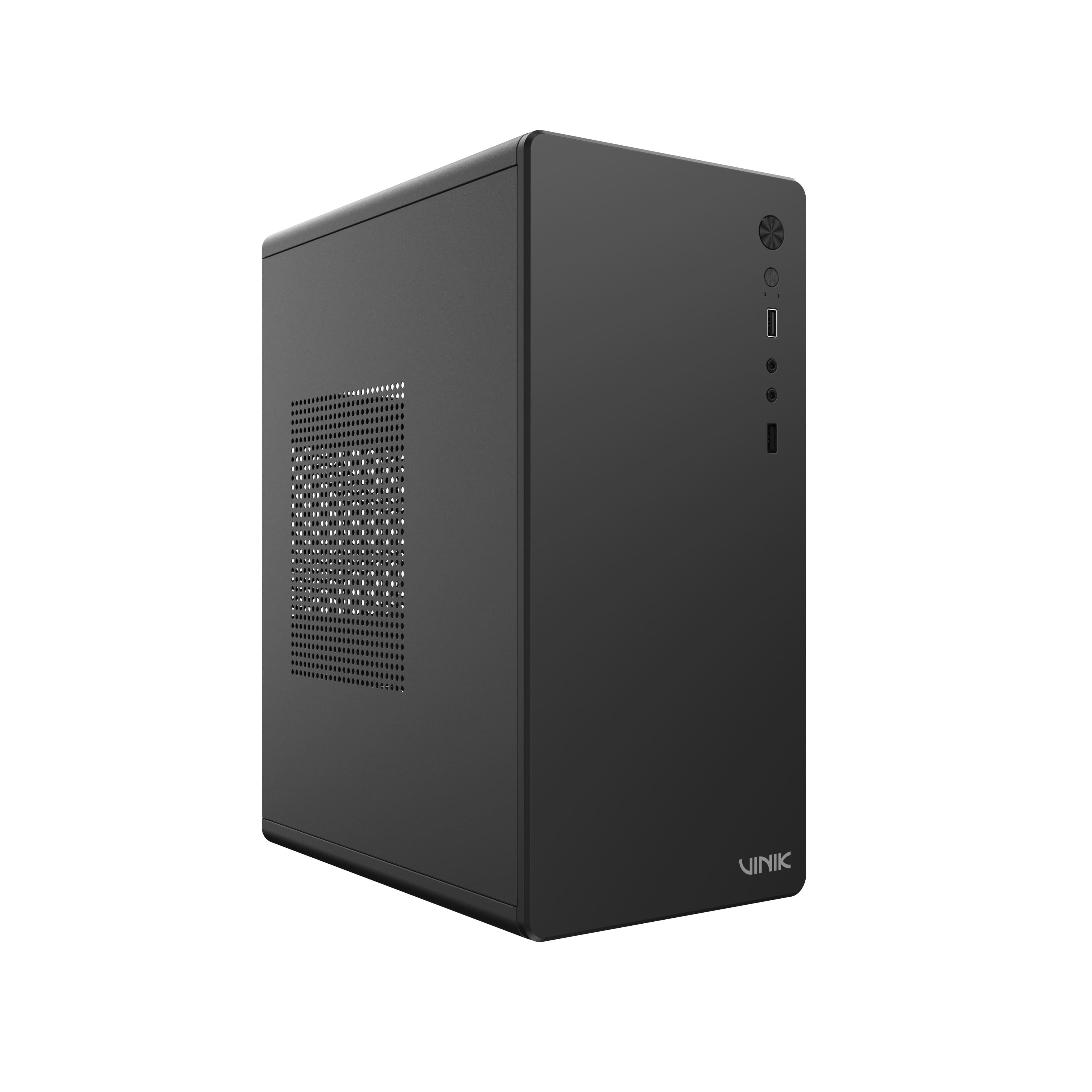 Gabinete Office Vinik GVK03, Mini-Tower, sem Fans sem Fonte - Preto