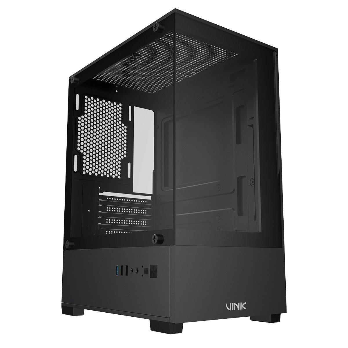 Gabinete Gamer Vinik G-Shield Vidro Temperado, sem Fans sem Fonte - GGGSBKV2