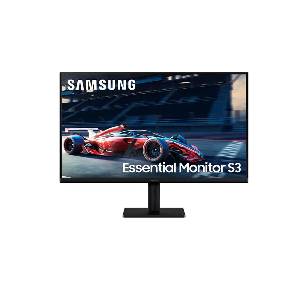 Monitor Gamer Samsung Essential S3 27'', FHD, 100Hz, 5ms, IPS, HDMI/VGA - Preto