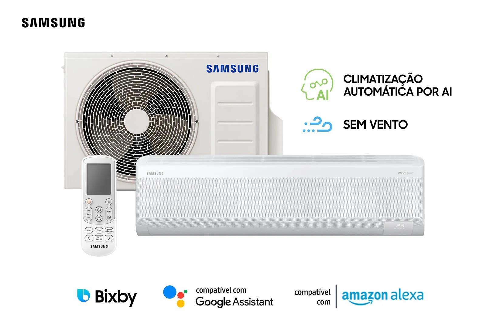 Ar Condicionado Split Samsung 12.000 Btu Digital Inverter Ultra AI Wind Free Branco 220V