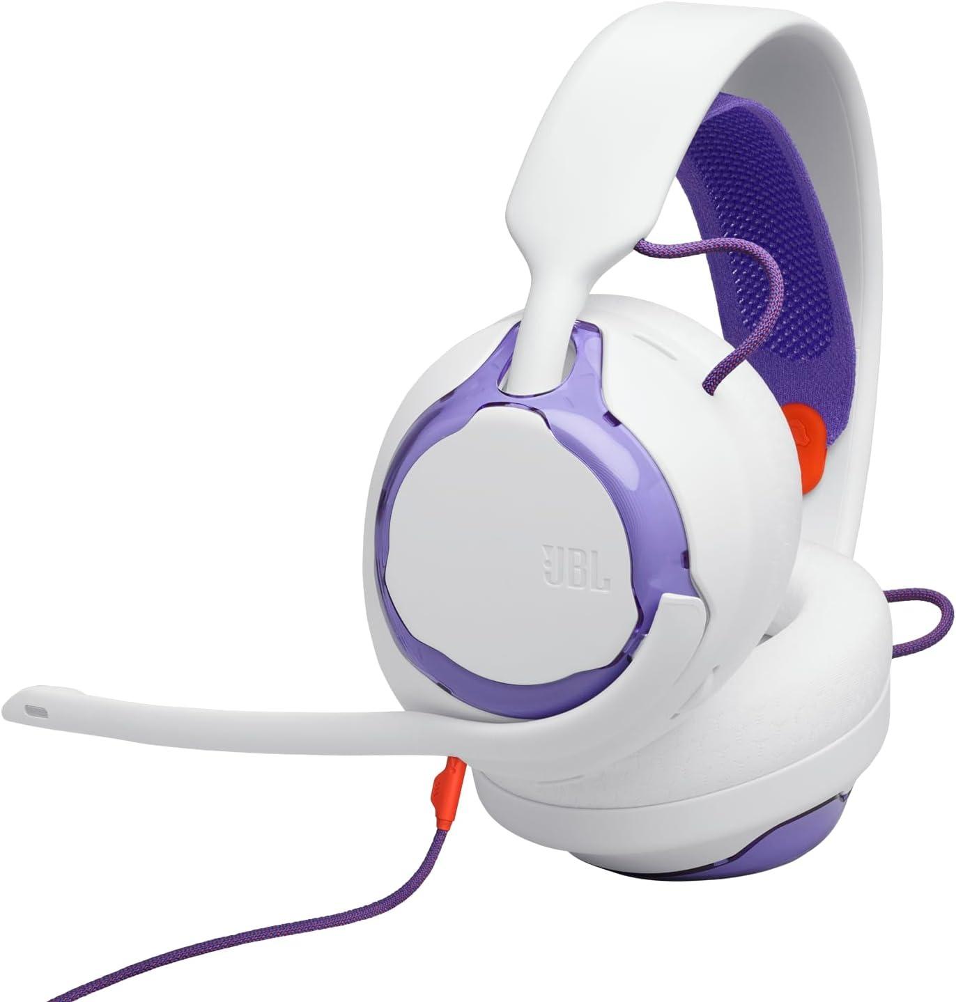 Headset Gamer JBL Quantum 250 Branco, Mic. Removivel, JBLQUANTUM250WHT