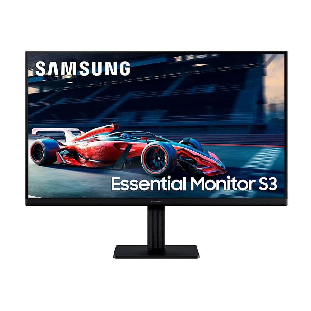 Monitor LED Samsung Essential S3 24", Full HD, 100Hz, 5ms, IPS, HDMI/VGA - Preto