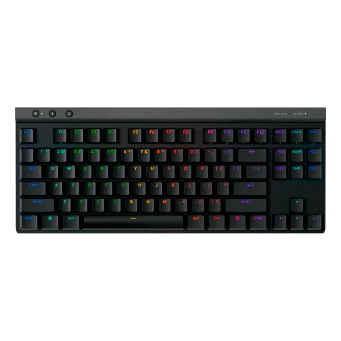 Teclado Mecânico Gamer Logitech G515 Tkl, RGB Ligthsync, USB 2.0, ANSI, Preto - 920-012868