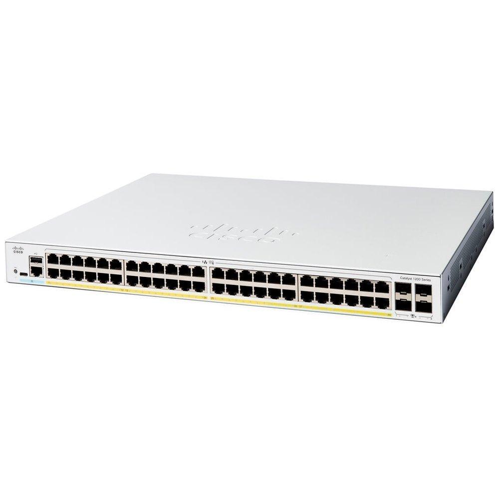 Switch Cisco Catalyst 48x Gbe, 4x SFP- C1200-48T-4G