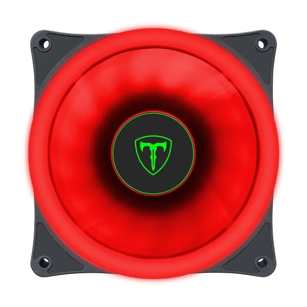 Cooler Fan para Gabinete T-Dagger 120mm, LED Vermelho -T-TGF200-R