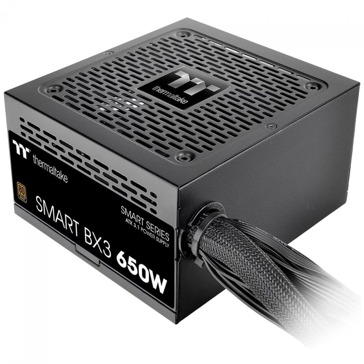 Fonte 650W Tt Smart BX1 All Flat Cables 80+BRONZE PS-SPD-0650NNFABB-4