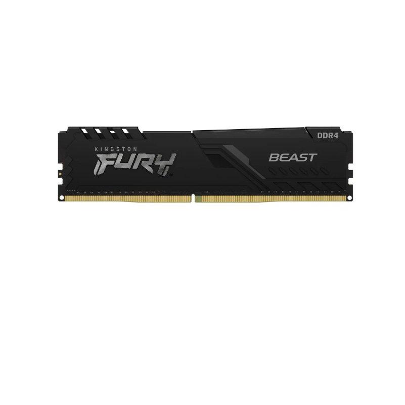 Memória 8GB DDR4 3200MHz 1.2V CL16 Fury Beast Black para Desktop - Kingston