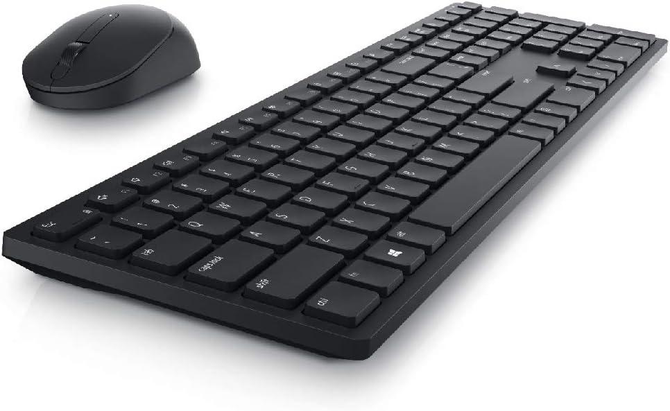 Teclado e Mouse sem Fio Dell KM5221W Copilot Preto