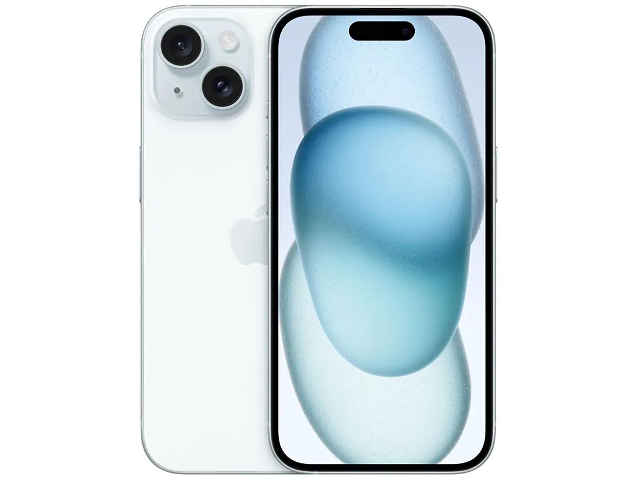 Smartphone iPhone 15, 256GB 6,1'', iOS 5G - Azul