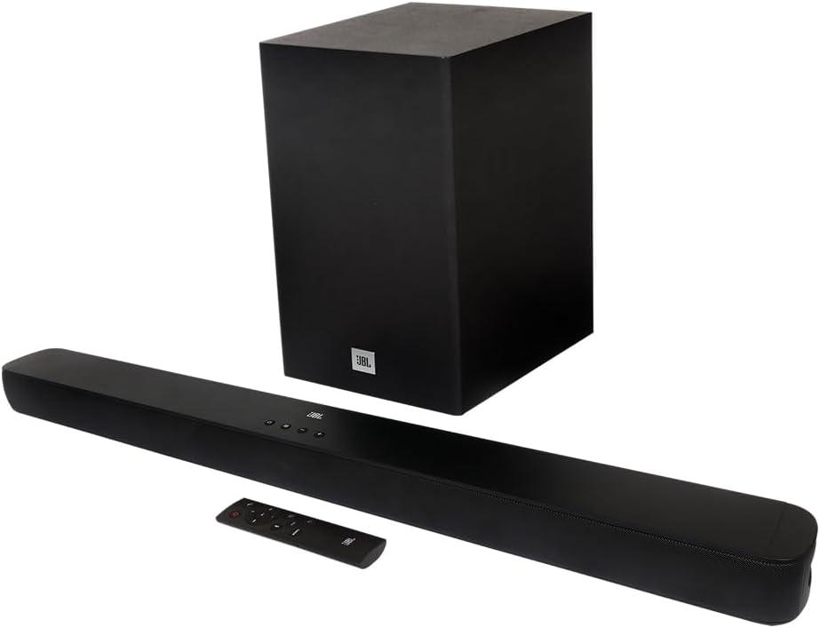 Soundbar JBL SB180, Bluetooth 5.3, 110W RMS, Subwoofer sem Fio 6,4" - JBLSB180BLKBR