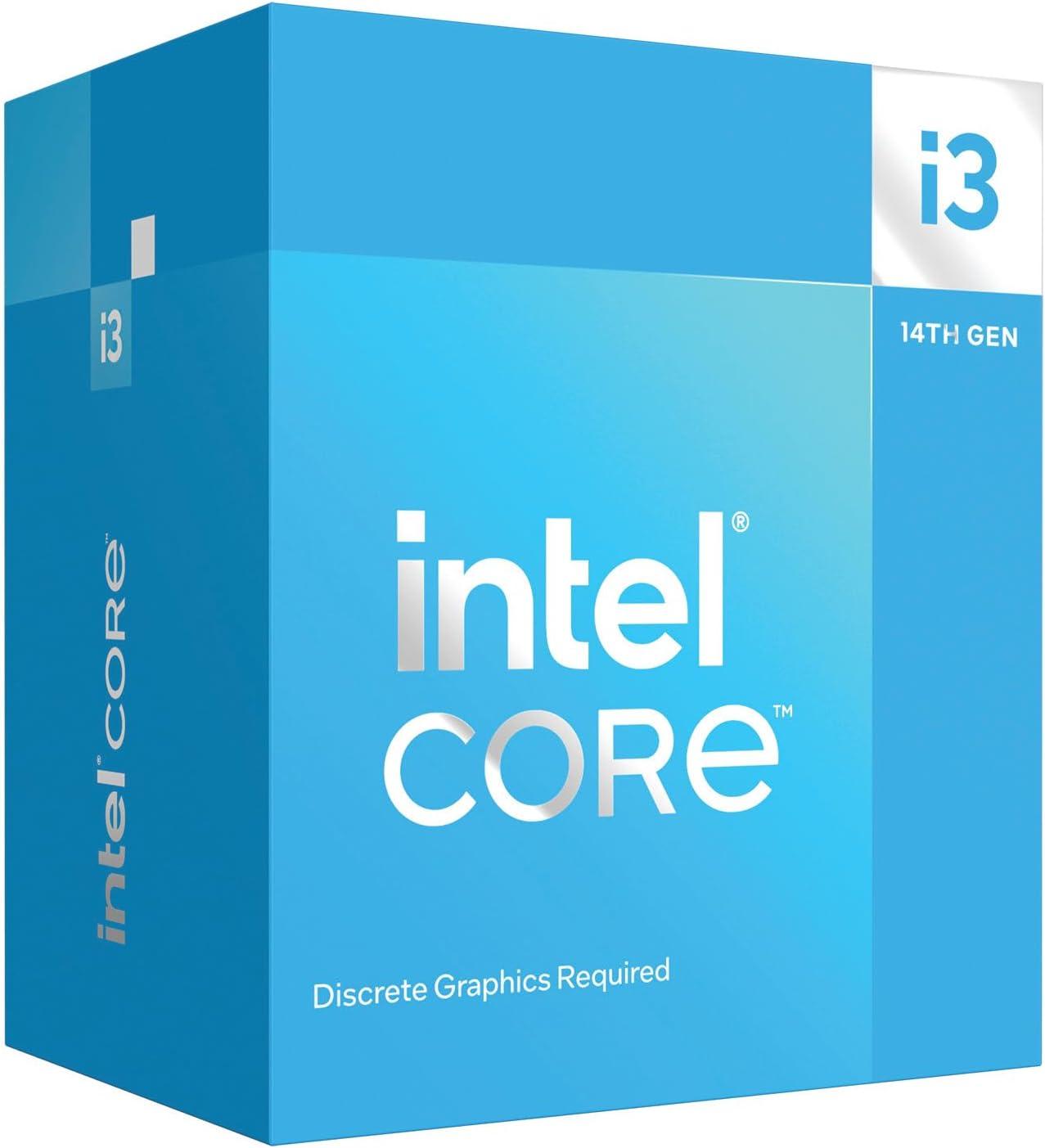 Processador Intel Core i3-14100F Raptor Lake (4.7GHz Max) 4-CORES 8-THREADS, LGA 1700, sem Vídeo
