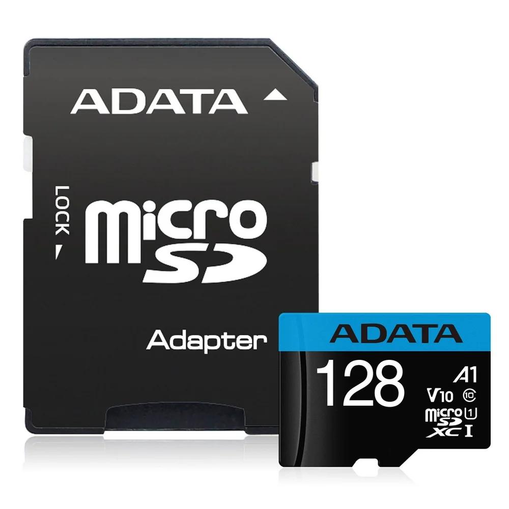 Cartão 128GB Micro SD 100 Mbps para Segundo com Adaptador