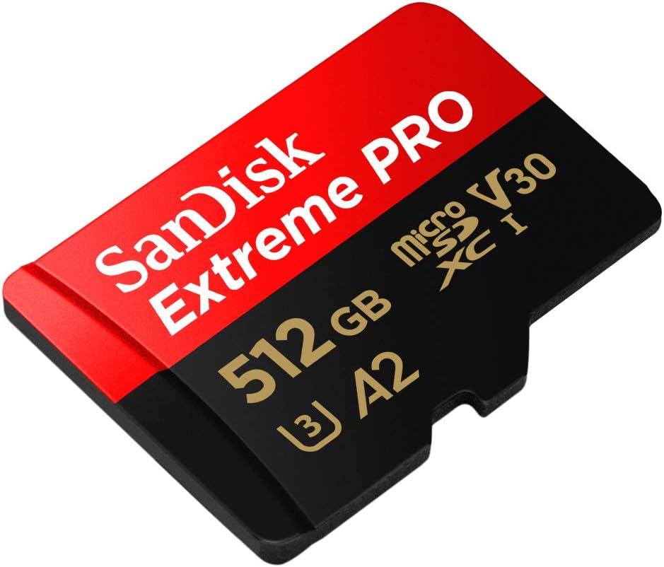 Cartão 512G Micro SDXC Extreme Pro 200MB/s Leitura 140MB/s Escrita - Sandisk