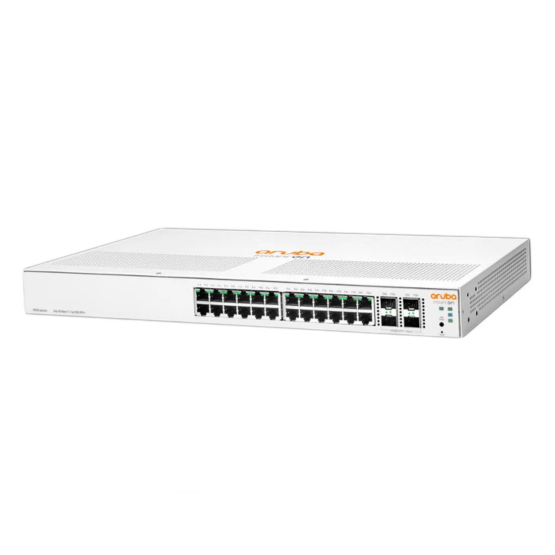 Switch HPE Aruba L2+ 1930 48P POE 10/100/1000 + 4P Giga SFP+ 1GB/10GB Gerenciavel 370W