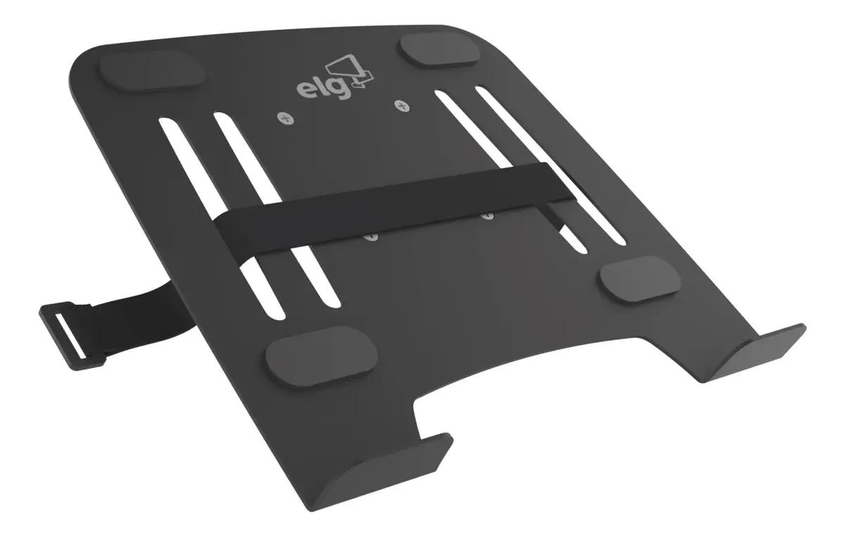 Bandeja de Apoio para Notebook com Suporte a Gas Preto ELG - FB7510