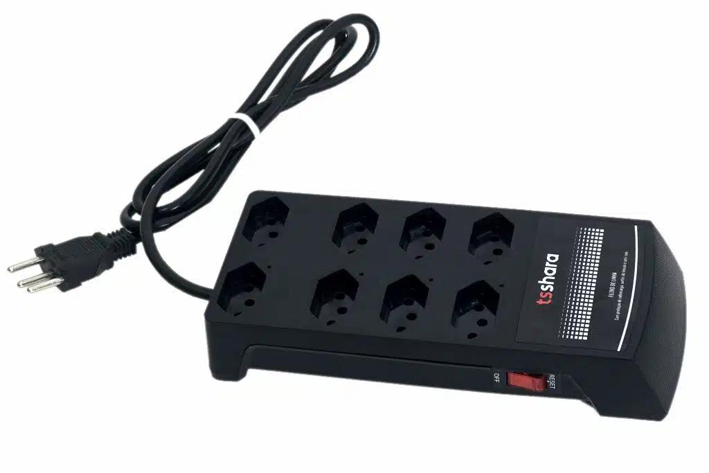 Filtro de Linha Protetor Anti Raio 8 Tomadas 10A Bivolt 1,5m - TS Shara