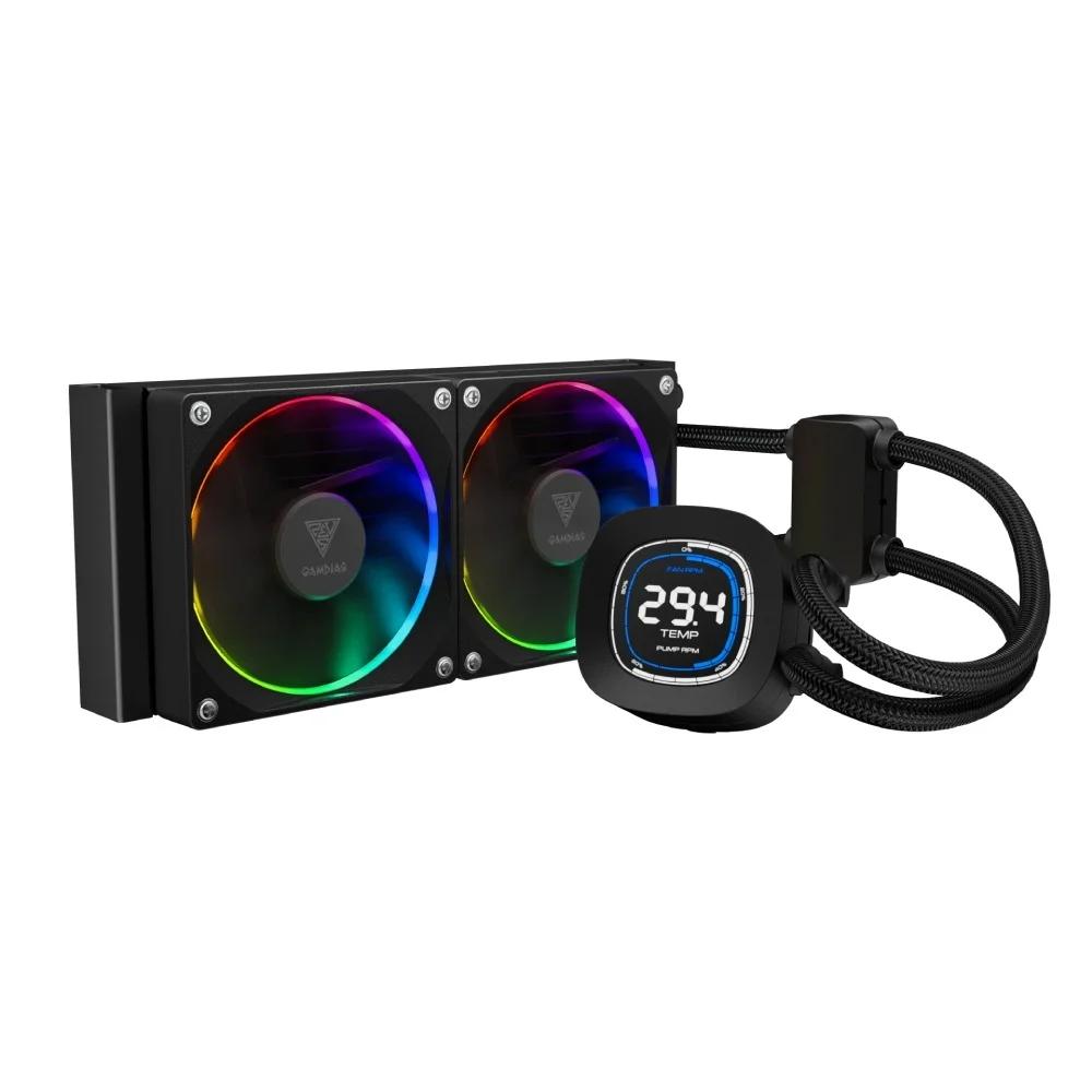 Water Cooler 240mm Gamdias Chione M4-240 Preto RGB Intel/AMD