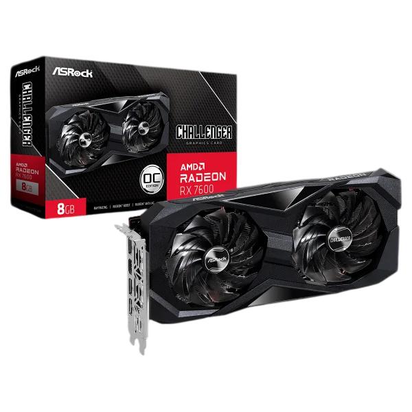 Placa de Vídeo AMD Radeon RX 7600 Challenger 8GB GDDR6 128 Bits - 90-GA41ZZ-00UANF