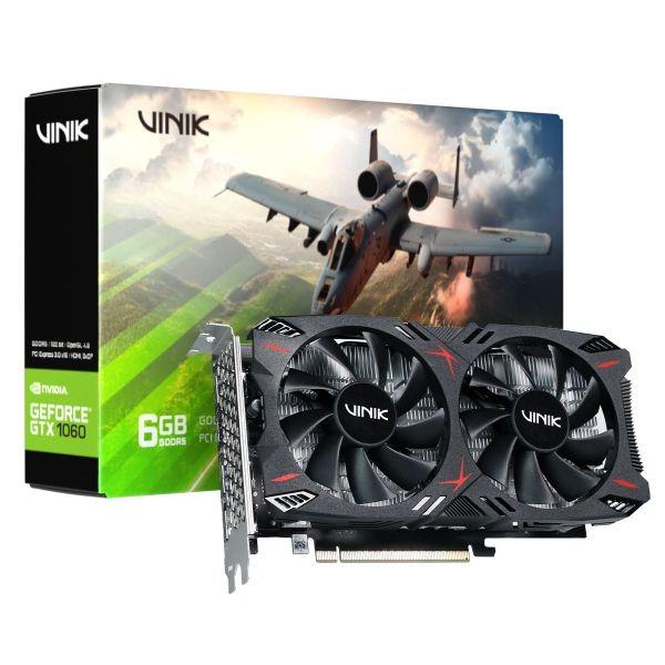 Placa de Vídeo Nvidia GeForce GTX 1060 6GB GDDR5 192 Bits Vinik GPUVK10606GB2F