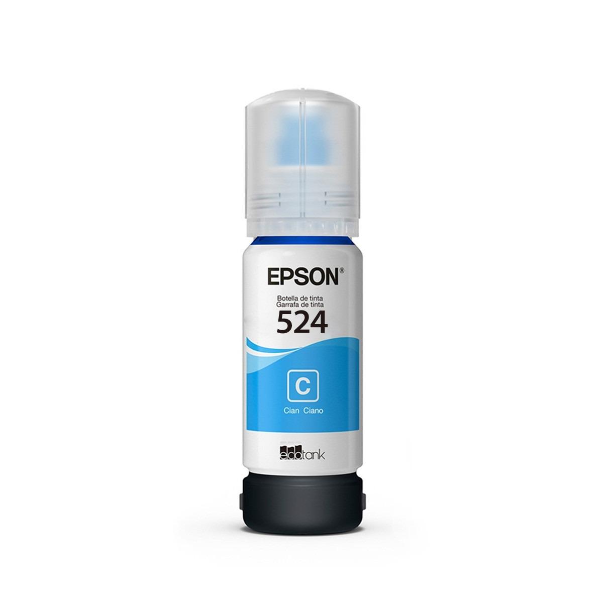 Refil de Tinta Epson T524220 Ciano 70ml