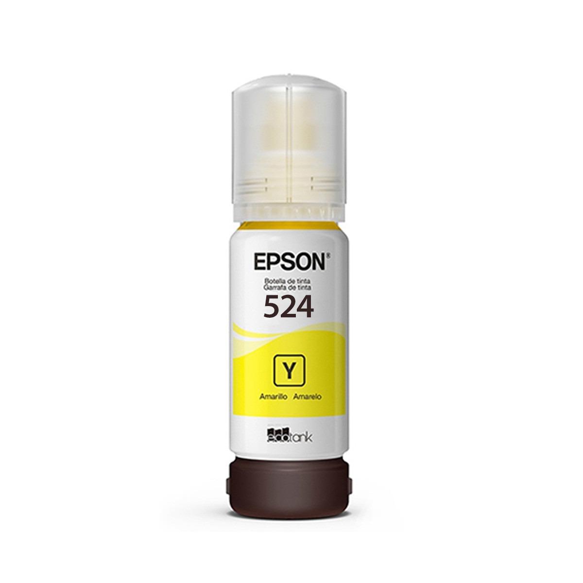 Refil de Tinta Epson T524420 Amarelo 70ml