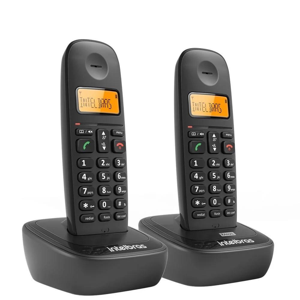 Telefone sem Fio Intelbras TS 2512 Digital com Ramal Adicional - Preto