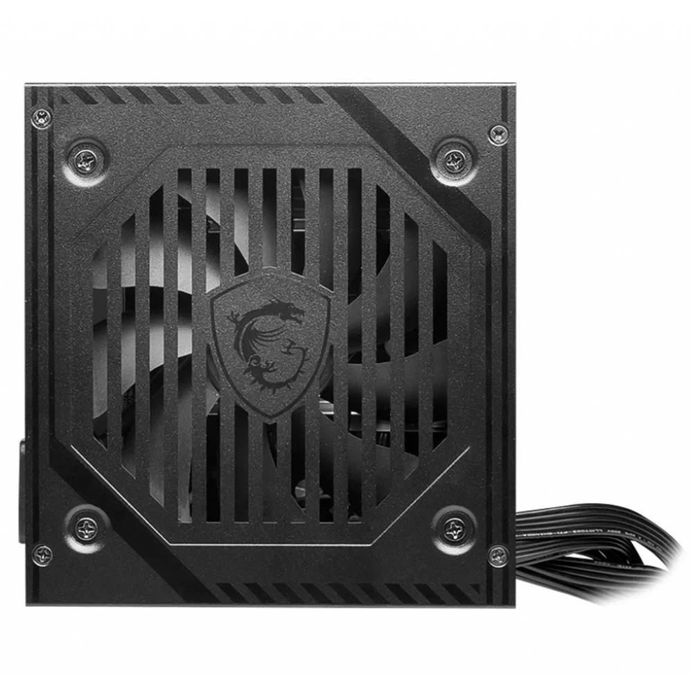 Fonte ATX 500W MSI Mag A500DN, 80 Plus White, PFC Ativo, com Cabo