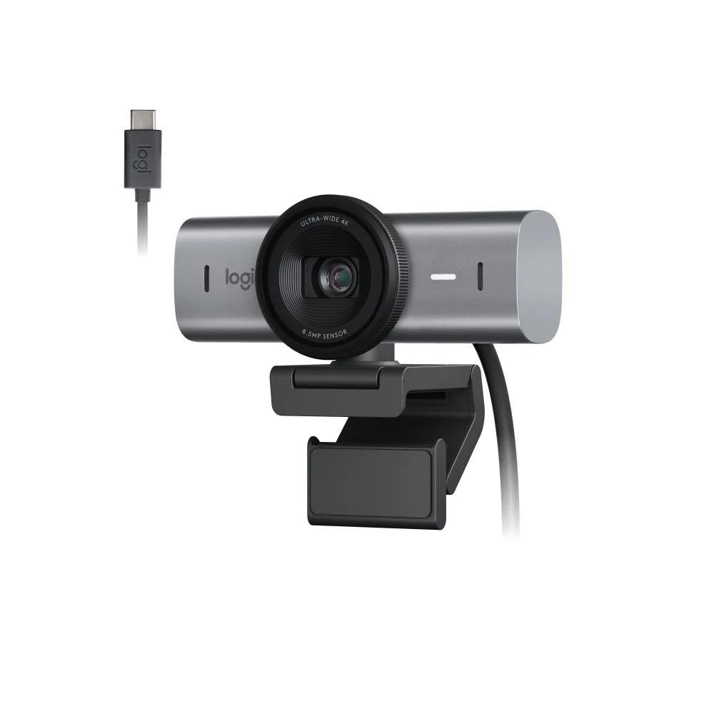 Webcam Mx Brio Logitech Ultra HD 1080P 4K 30FPS Cinza