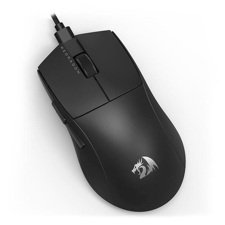 Mouse Gamer Redragon K1NG 8K, 26000dpi, 5 Botoes, Preto, M996