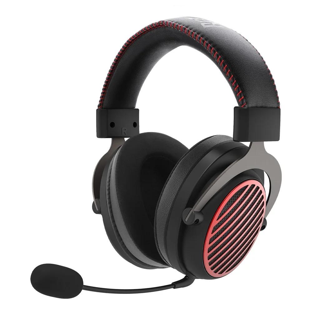 Fone Headset Gamer sem Fio Luna Pro H540-PRO Redragon Preto