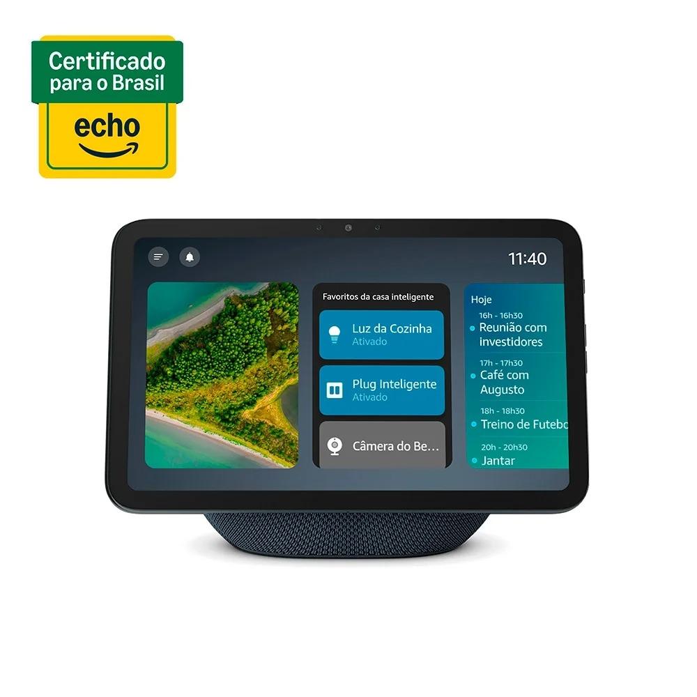 Smart Display Amazon Echo Show 11 com Alexa, Tela Touch Full HD 11", Câmera 13MP, Áudio Espacial, Grafite