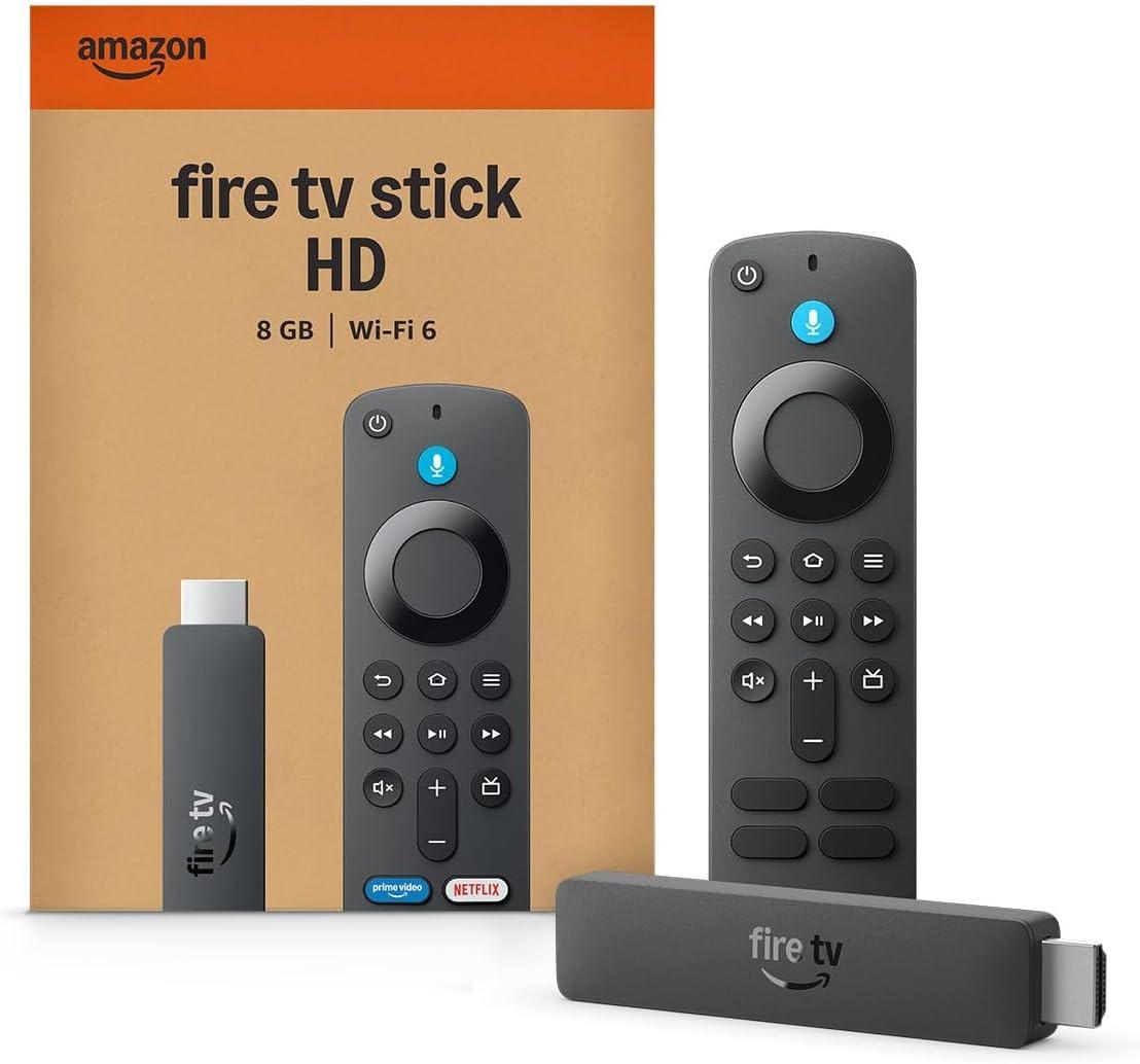 Fire TV Stick Hd,controle Remoto por Voz com Alexa,alimentado Pela Tv,configuração SIMPLES-B0DVK166SV