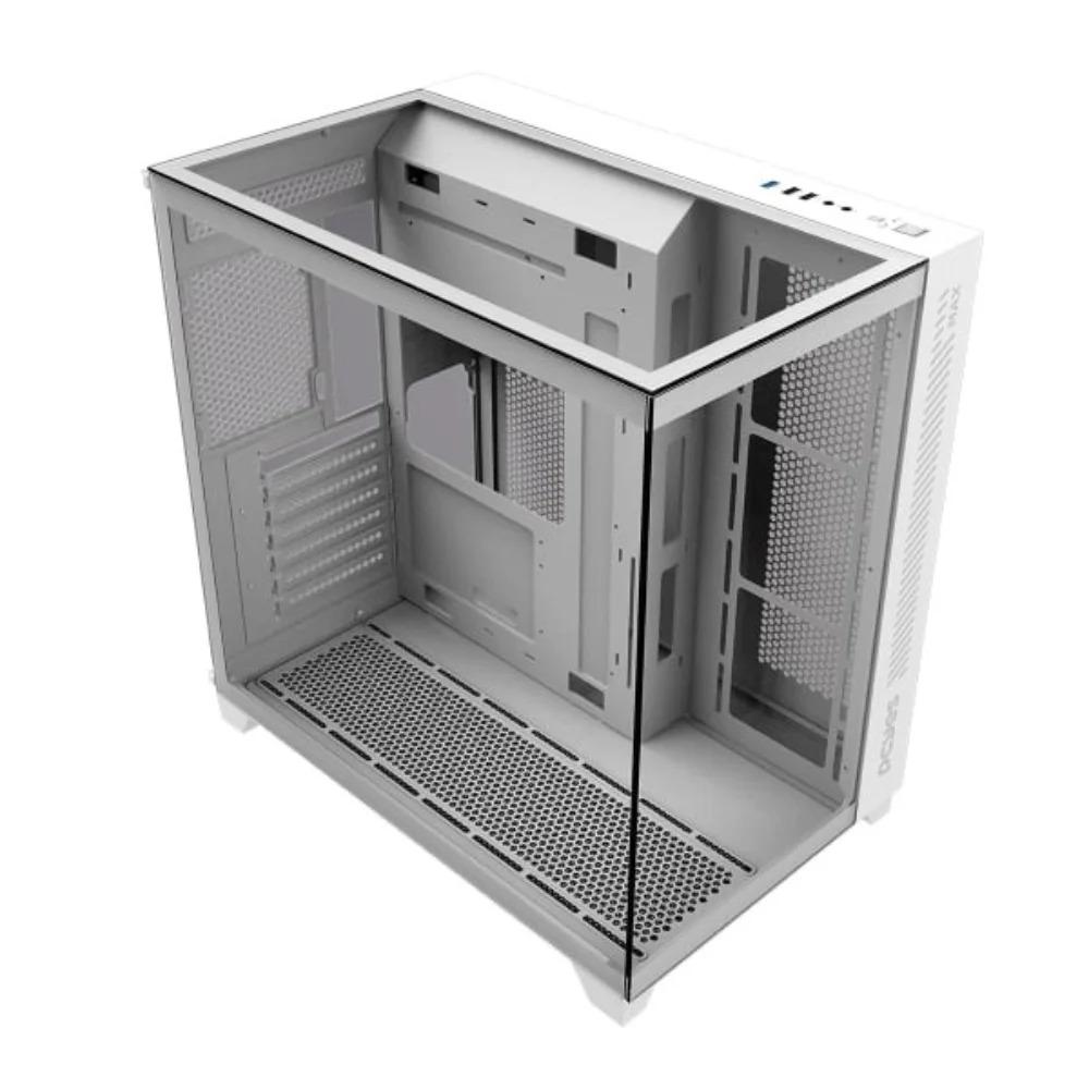 Gabinete Gamer PCYes Forcefield Max Branco - Gffmaxwg