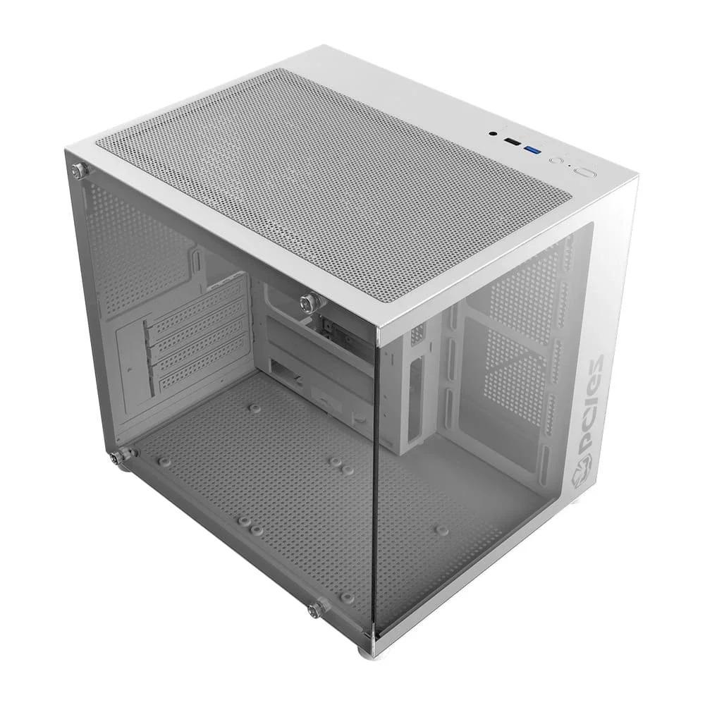 Gabinete Gamer PCYes Forcefield Mini Branco - Gffmnwg