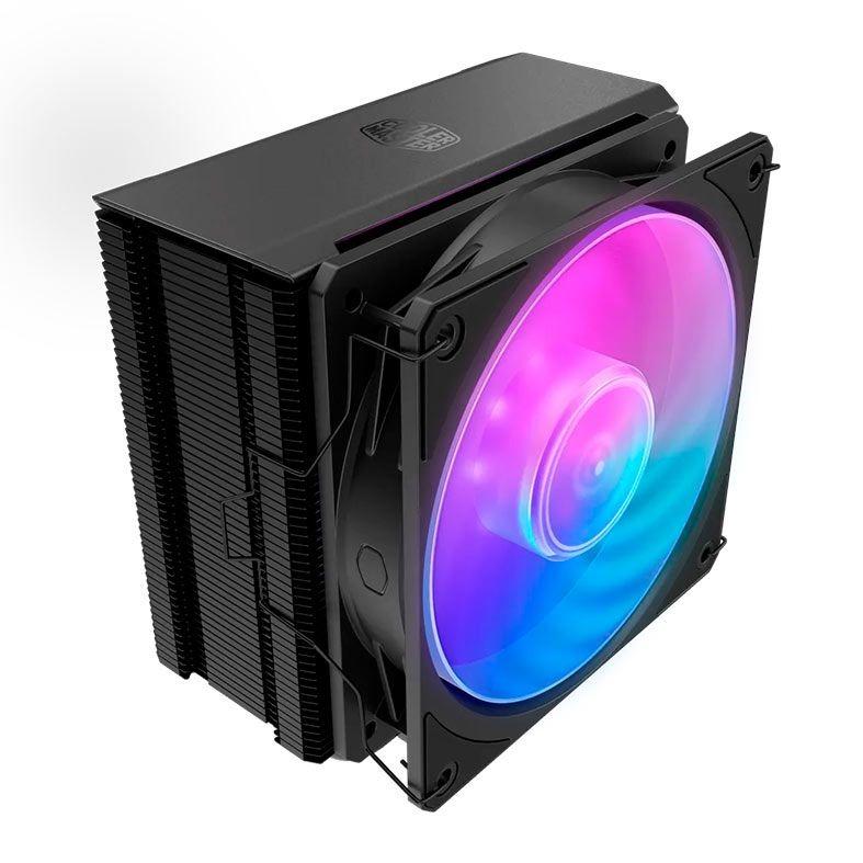 Cooler para Processador Cooler Master Hyper 212 3DHP, 120mm, Intel-AMD, ARGB, Preto, MAY-T2HP-217PA-R1