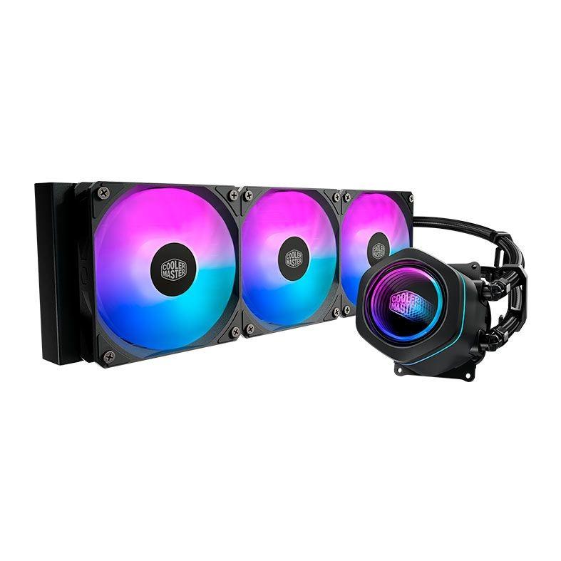 Water Cooler Cooler Master Masterliquid Core Nex, ARGB, 360mm, Intel-AMD, Preto, MLX-D36M-A18PA-R1