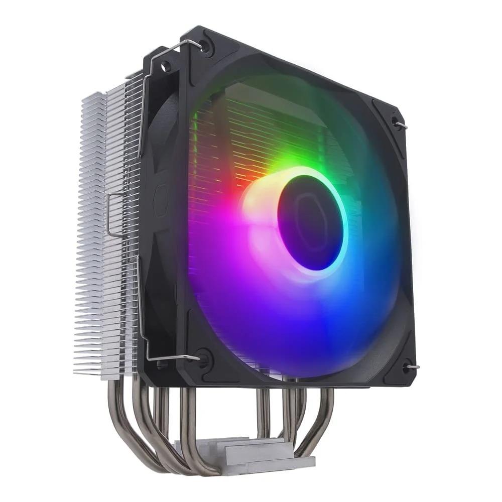 Cooler para Processador Cooler Master Hyper 212 Spectrum V3, Intel-AMD, RGB, Black, RR-S4NA-17PA-R1