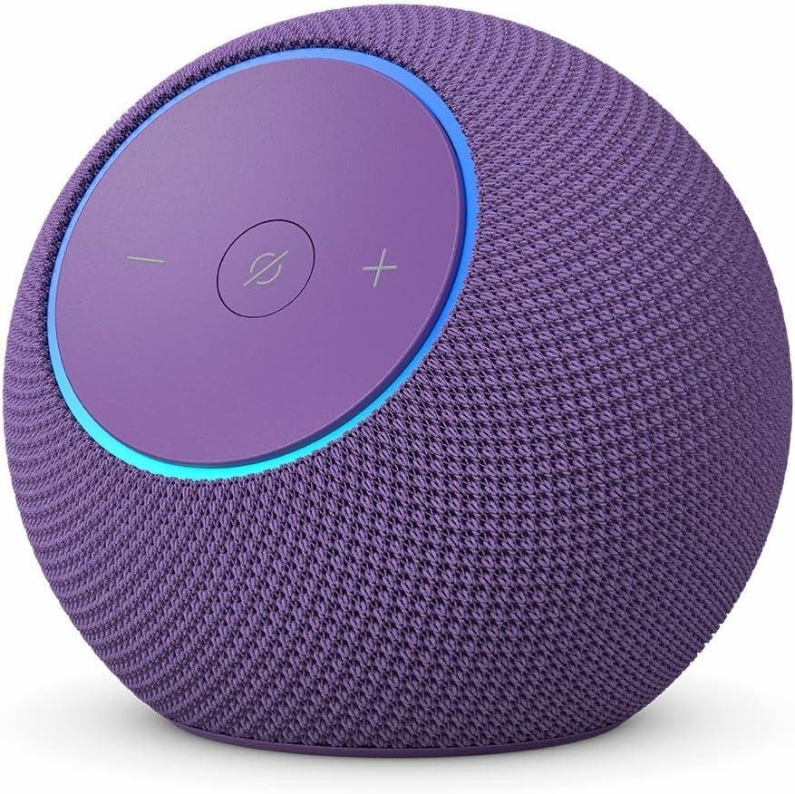 Caixa de Som Inteligente Echo Dot Max Amazon com Alexa Integrada, Roxo
