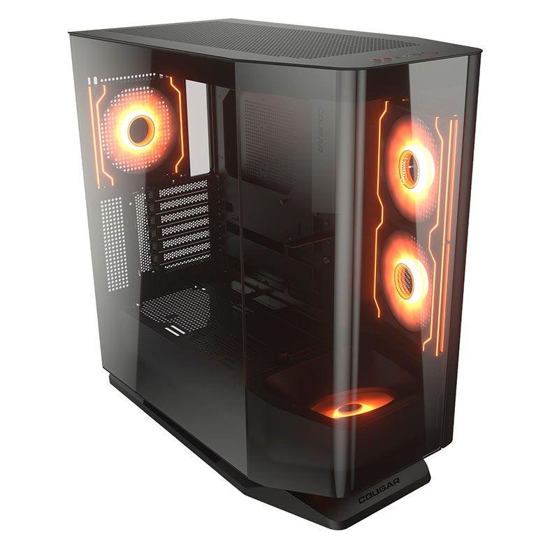 Gabinete Cougar FV270 RGB Preto com 4 Fans 3858M60.0005